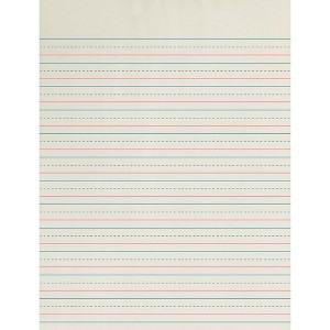 School Smart Zaner-Bloser Paper, 1/2 Inch Ruled, 8 x 10-1/2 Inches, 500 Sheets - 1 of 4