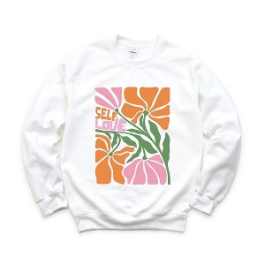 Simply Sage Market Women's Graphic Sweatshirt Boho Self Love - 1 of 4