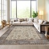 Area Rugs for Living Room, Boho Vintage Print Rugs for Bedroom, Anti-Slip with Low Pile for Dining Room - 3 of 4