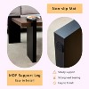 Wooden Coffee Table with Light Wood Grain Texture, Modern Side Table for Balcony Bedroom Living Room Home Office - 3 of 4