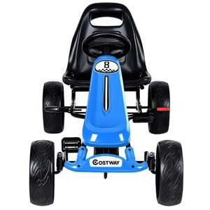 Infans Go Kart Kid Ride On Car Pedal Powered Car 4 Wheel Racer Stealth Christmas - 1 of 4