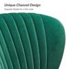 Velvet Nicolas Loveseat Chair Contemporary  2-Seater Sofa for Living Room and Bedroom Tufted Back Loveseat  | Karat Home - 4 of 4