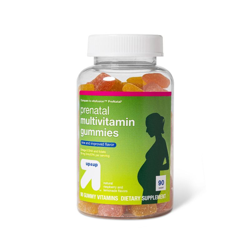 Prenatal Multivitamin Gummies - Fruit Flavors - 90ct - up &#38; up&#8482;, 1 of 9