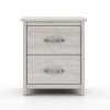 Galano Layton 2-Drawer Nightstand Effortless Assembly (Set of 2) - 19.1''W x 15.7''D x 21.9''H - 4 of 4