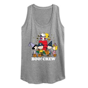 Women's - Peanuts - Boo Crew Graphic Racerback Tank - 1 of 4
