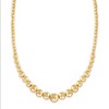 Ross-Simons Italian 6-14mm 18kt Gold Over Sterling Silver Graduated Bead Necklace - 4 of 4