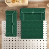 Modern Queen Size Pull-Out Sleeper Sofa Bed with Storage, 3-in-1 Convertible Sleeper Sofa Couch for Small Apartment or Living Room–The Pop Home - 3 of 4