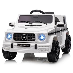 Kids 12V Ride on Car, Hetoy Licensed Mercedes Benz G63 Kids Car w/Remote Control - 1 of 4