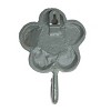 Five Petal Flower Wall Hook Cast Iron - Foreside Home & Garden - 3 of 4