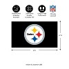 Full Color PVC Mat, 16" x 28", Pittsburgh Steelers - 3 of 4