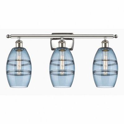 Vaz - 3 Light Bath Vanity In Industrial Style-9.13 Inches Tall and 25.88 Inches Wide