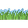 Juvale 12 Pack Grass Bulletin Board Trim Strips, Spring Classroom Decorations, Green, 3 in x 36 ft - 3 of 4