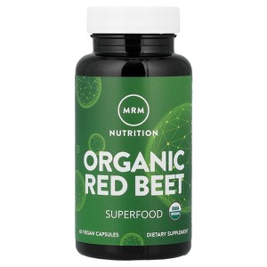 MRM Nutrition Organic Red Beet, 60 Vegan Capsules - 1 of 4