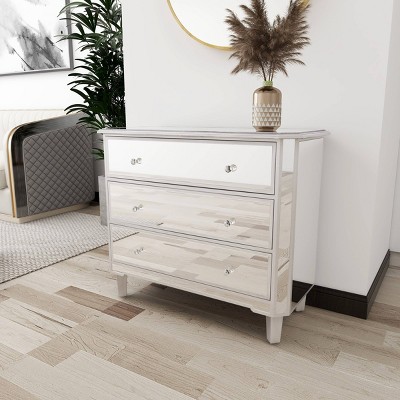 Silver Rectangular Full Length Iron Wall Mirror