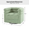 Arturo Modern Swivel Chair with One Pillow|ARTFUL LIVING DESIGN-SAGE - 4 of 4
