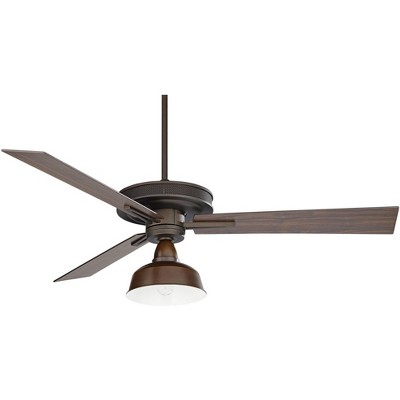 Casa Vieja 60" Taladega Oil-Rubbed Bronze Finish Damp Rated LED Ceiling Fan