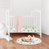Sweet Jojo Designs Girl Baby Tummy Time Playmat Cactus Floral Green Pink and White - 2 of 4