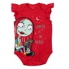 Disney Nightmare Before Christmas Jack Skellington Sally Baby Girls 5 Pack Bodysuits  - 3 of 4