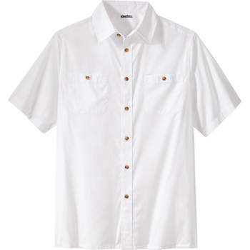 KingSize Men's Big & Tall Short-Sleeve Pocket Sport Shirt