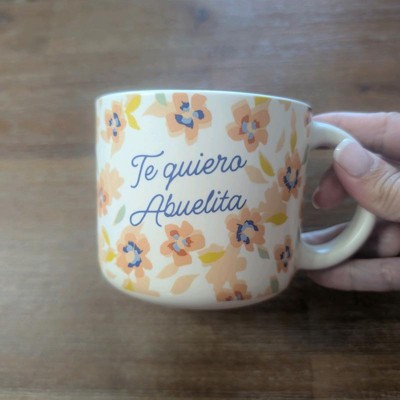 14 oz Te Quiero Abuelita Shortie Mug Pink - Room Essentials : Target