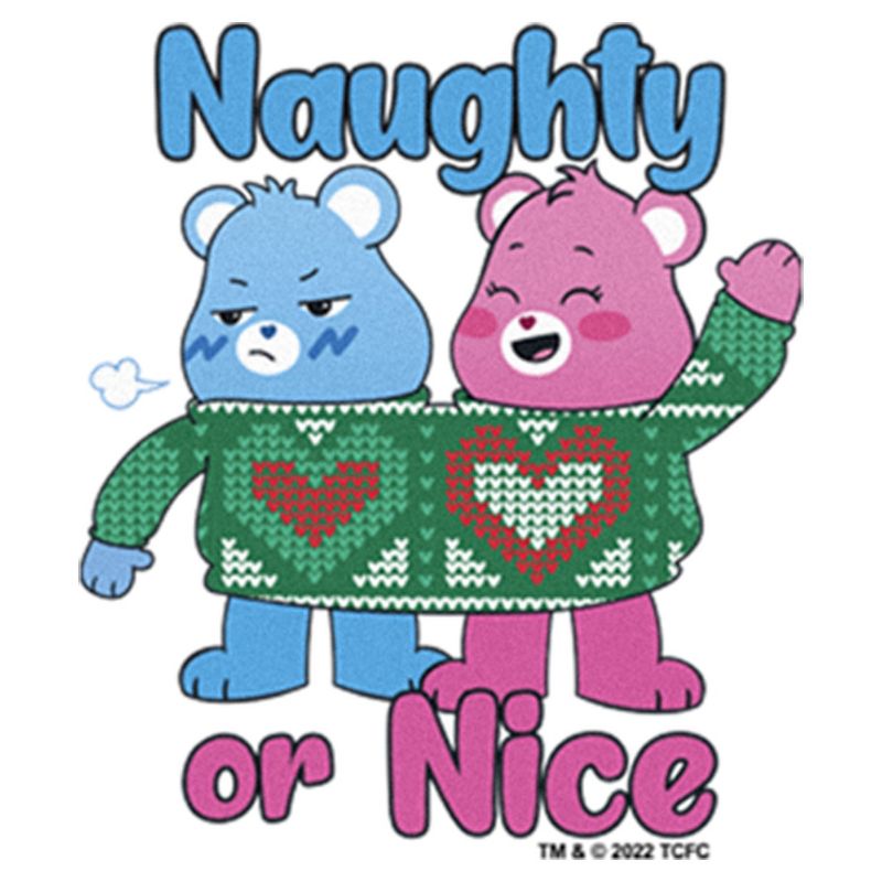 Infant's Care Bears Christmas Naughty or Nice Duo Onesie, 2 of 4