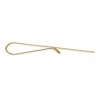 Black Bow Jewelry 14K Yellow Gold Engravable Striped Tie Bar, 6.5 x 50mm - 2 of 4