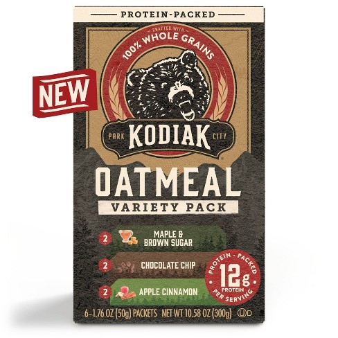 Kodiak Variety Pack Oatmeal Packets - 10.58oz / 6ct - image 1 of 4