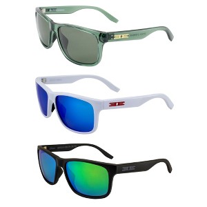 3 Pairs of Epoch Eyewear Delta Glasses with Smoke, Blue Mirror, Green Mirror Lenses - 1 of 4