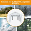10'x20' Heavy-Duty Carport Canopy – Portable Garage Shelter with Removable Side Windows & 5 Access Doors, Waterproof Outdoor Storage for Vehicles - 4 of 4