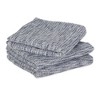 Design Imports Navy/Off-White Tonal Recycled Cotton Waffle Dishtowel Set/3 - 2 of 4