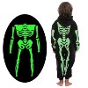 Joyfy Halloween Skeleton Jumpsuit, Family Skeleton Pajamas for Family, Couples, Kid, Men, Women Halloween Party (Glow in the Dark) - 2 of 4