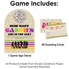 Big Dot of Happiness 70’s Disco - How Many Candies 1970s Disco Fever Party Game - 1 Stand and 40 Cards - Candy Guessing Game - 3 of 4