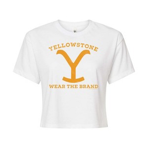 Women's - Yellowstone - Wear The Brand Y Cropped Graphic T-Shirt - 1 of 4