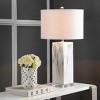 Olympia Marble Table Lamp (Set of 2) - Black/White Marble - Safavieh - image 3 of 4