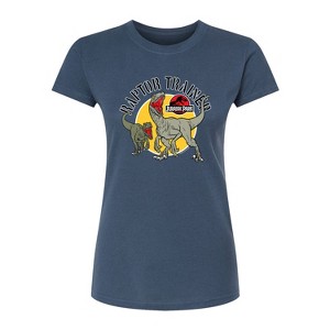 Women's - Jurassic World - Raptor Trainer Fitted Graphic T-Shirt - 1 of 3