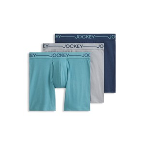 Jockey Men's Organic Cotton Stretch 6.5" Boxer Brief - 3 Pack - 1 of 4