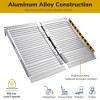 2 Ft Aluminum Wheelchair Ramp Folding Mobility Scooter Anti-slip 600 Lbs Steps - 3 of 4