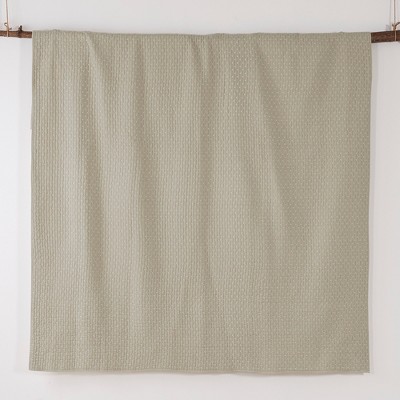 Taupe Full Cotton Reversible Quilt Set