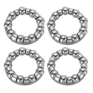 Unique Bargains Stainless Steel Repair Accessories Bike Ball Crank Bearings 4 Pcs - 1 of 4