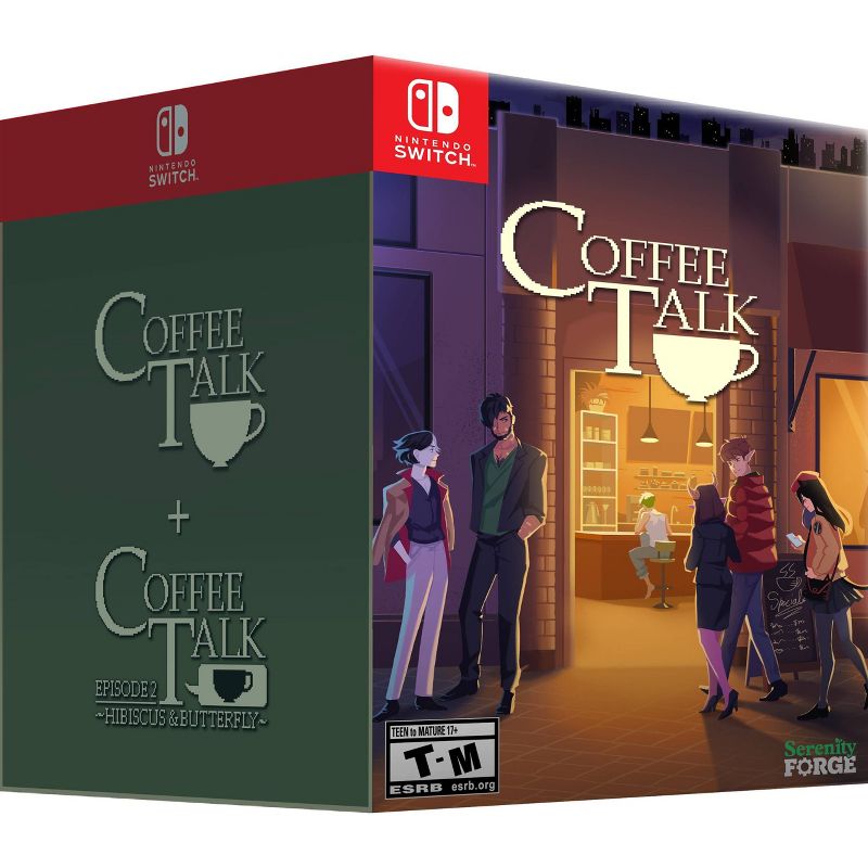 Coffee TalkEpisode 1 & 2: Double Shot Bundle - Nintendo Switch: Visual Novel Adventure, Single Player, Physical Edition, 1 of 9