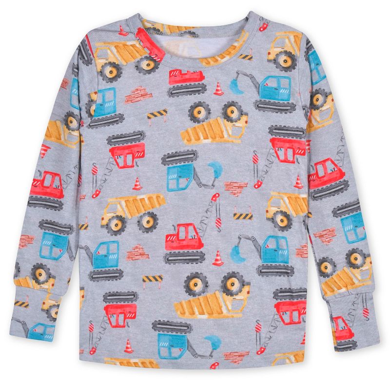 Gerber Infant & Toddler Boys' Buttery Soft Snug Fit Pajama Set, 2 of 6