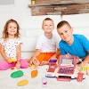 iMountek"Kids Cash Register Toy with Scanner, Calculator, Credit Card & Play Money - Educational Gift"Pink - 3 of 4