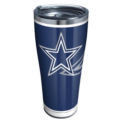 Logo Brands Dallas Cowboys 30-fl oz Stainless Steel White Cup Set