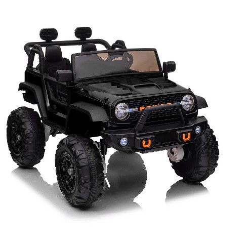 Electric Ride On Car, 24V 2 Seats for Kids, with Remote Control, 4WD Spring Suspension, 2 Speeds, Music, for 3+ - image 1 of 4