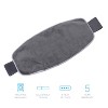 Pure Enrichment PureRelief Lumbar & Abdominal with 4 Heat Settings and Hot/Cold Gel Pack Heating Pad - 44.5" x 9.5" - Gray - 3 of 4