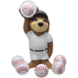 Hog Wild Baseball Sloth Ball Popper Toy - Includes 4 Soft Foam Balls - Squeeze to Pop Air Powered Balls Up to 20 Feet - Ball Shooter Safe for - 1 of 4