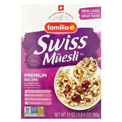Familia Swiss Muesli, Premium Recipe 21 oz