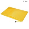 Unique Bargains Waterproof Cloth Zipper Home Office Travel File Bags 5 Pcs - 3 of 4