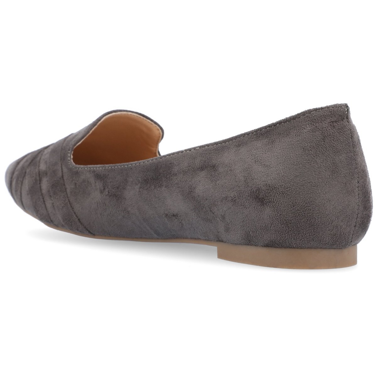 Женские туфли Journee Collection Women's Mindee Slip On Pointed Toe Loafer Flats Grey 11 — фото 7