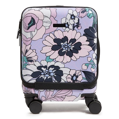 Vera Bradley Women s Outlet Mini Hardside Spinner Suitcase Aloha Blooms Lavender